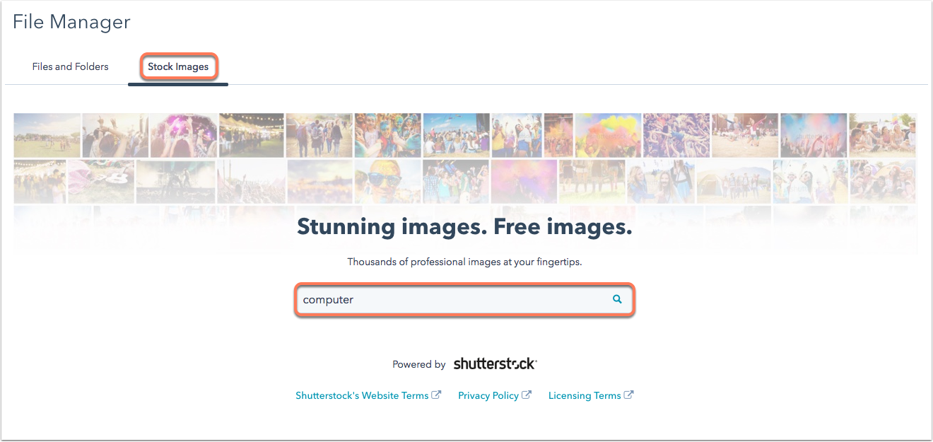 Shutterstock Integration